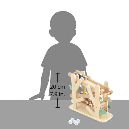 Vehicule de jucărie - Pistă din lemn cu furnici Sweet Cocoon, 1+ ani | Jucărie educativă Janod - 11