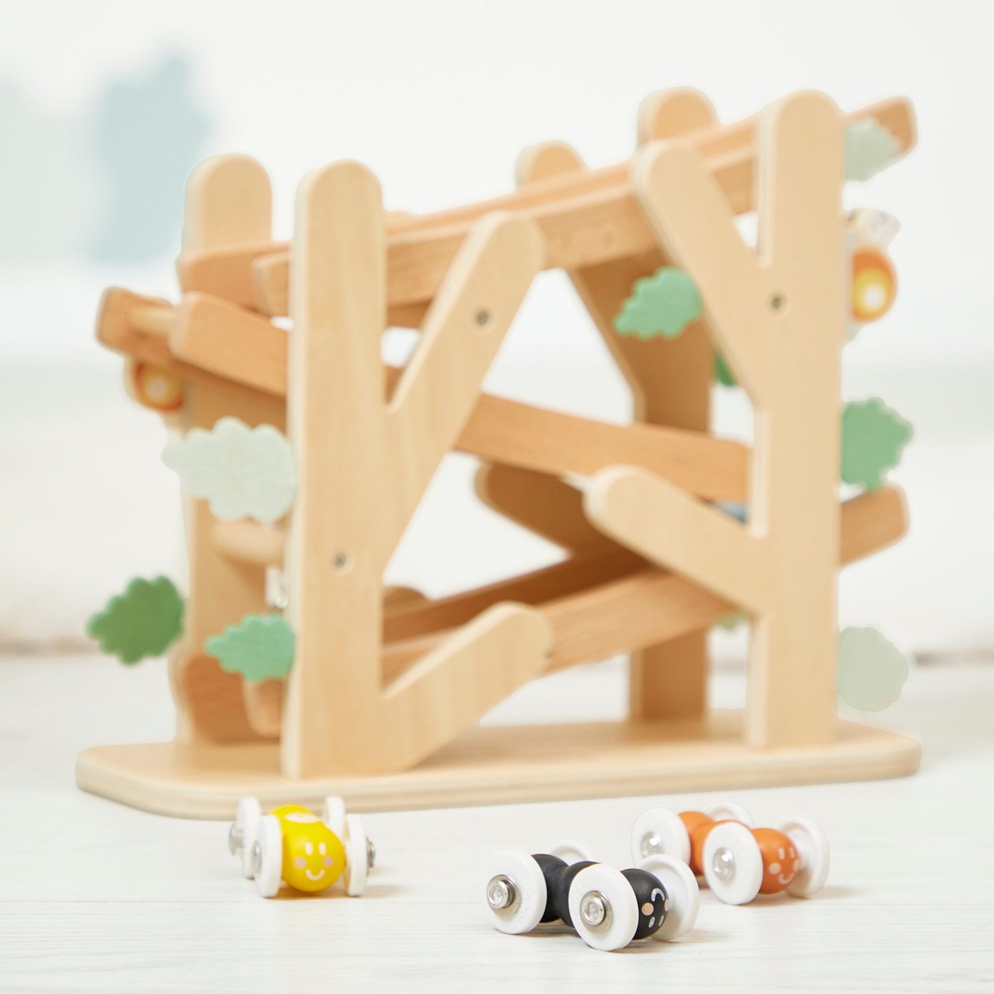 Vehicule de jucărie - Pistă din lemn cu furnici Sweet Cocoon, 1+ ani | Jucărie educativă Janod - 5