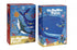 Puzzle 2 în 1 pentru copii "Balena albastră în ocean" | Londji - Londji - EmmaSiLuna.ro