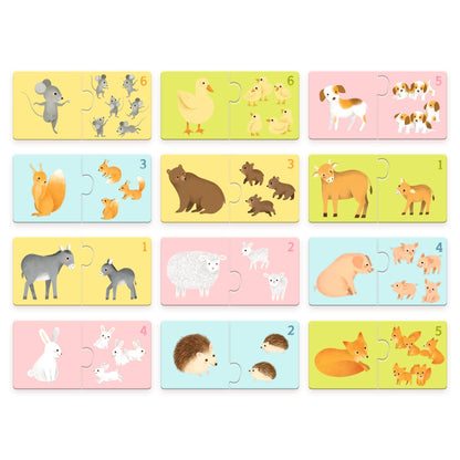 Puzzle - uri - Puzzle duo cu autocorecție - Asociere mamă - pui, 2+ ani | Djeco - 2