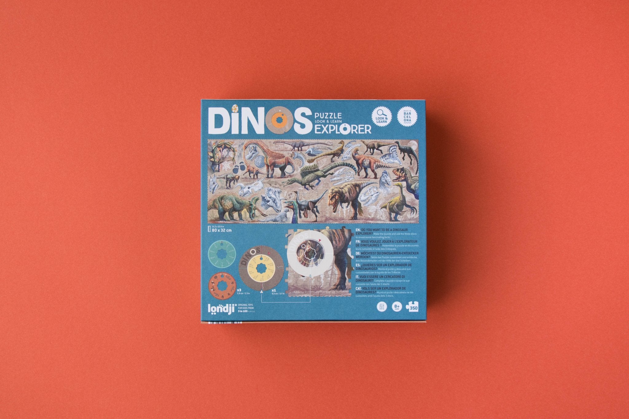 Puzzle - Puzzle pentru copii "Dino Explorer" | Londji - 2