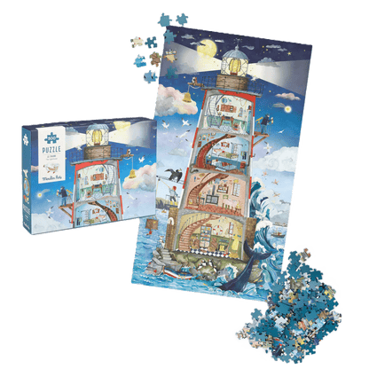 Puzzle - uri - Puzzle pentru copii - Farul, 500 piese, 8+ ani | Moulin Roty - 3
