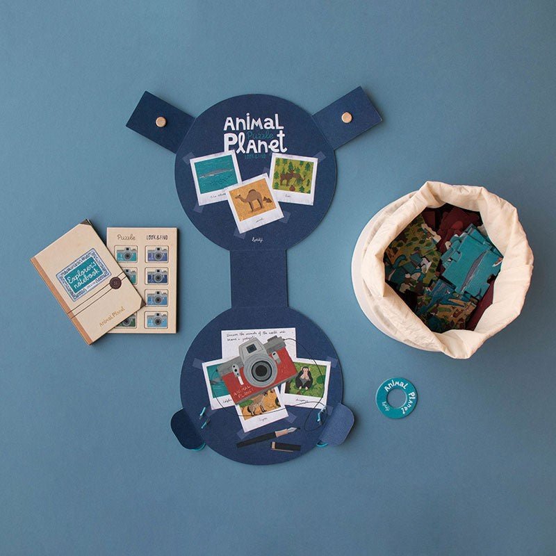 Puzzle pentru copii "Planeta animalelor" | Londji - Londji - EmmaSiLuna.ro