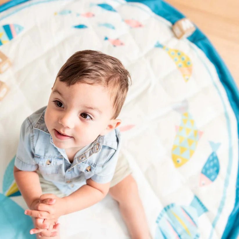 Camera copilului - Salteluţă de joacă/geantă de depozitare, 2 în 1, &quot;Le Voyage d&