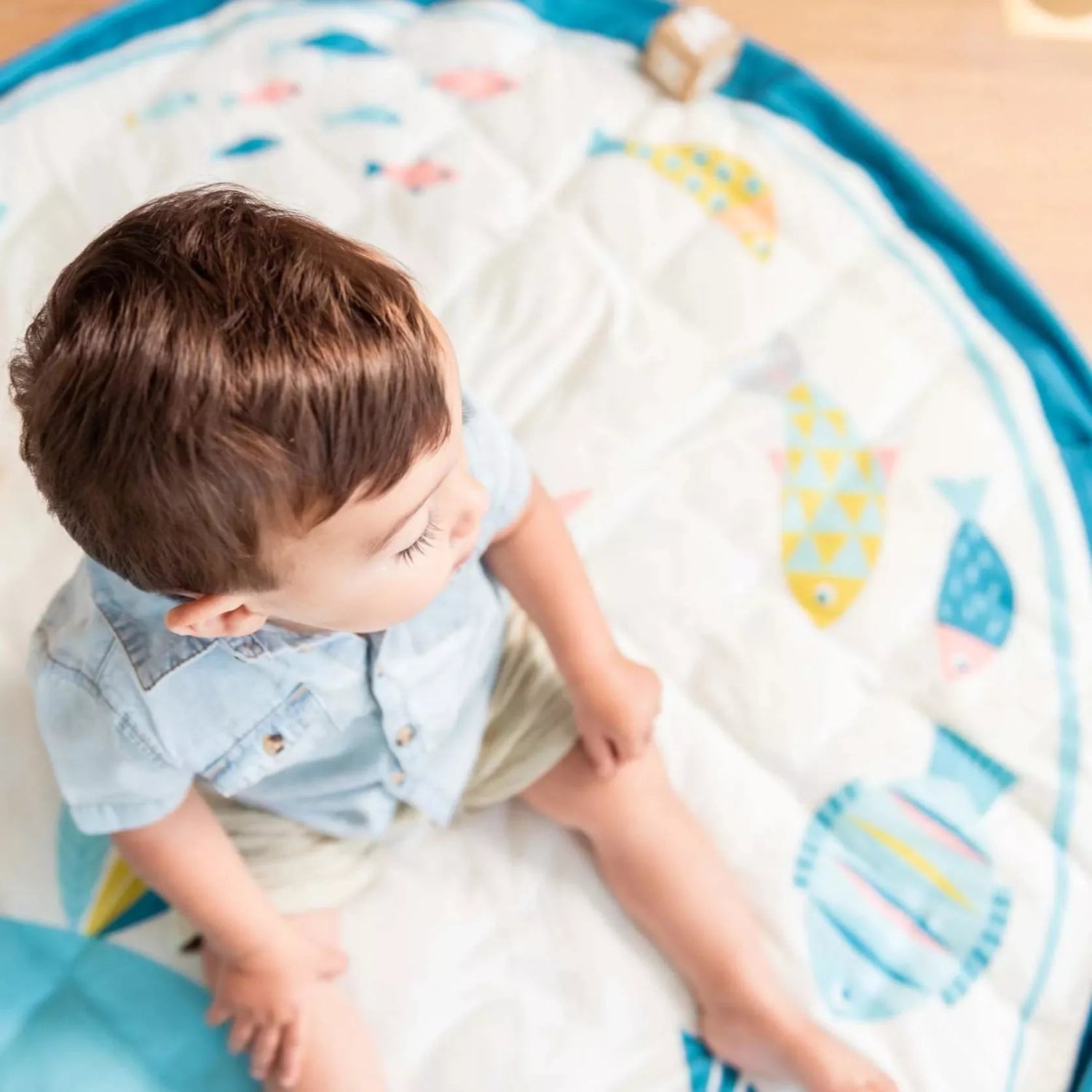 Camera copilului - Salteluţă de joacă/geantă de depozitare, 2 în 1, &quot;Le Voyage d&