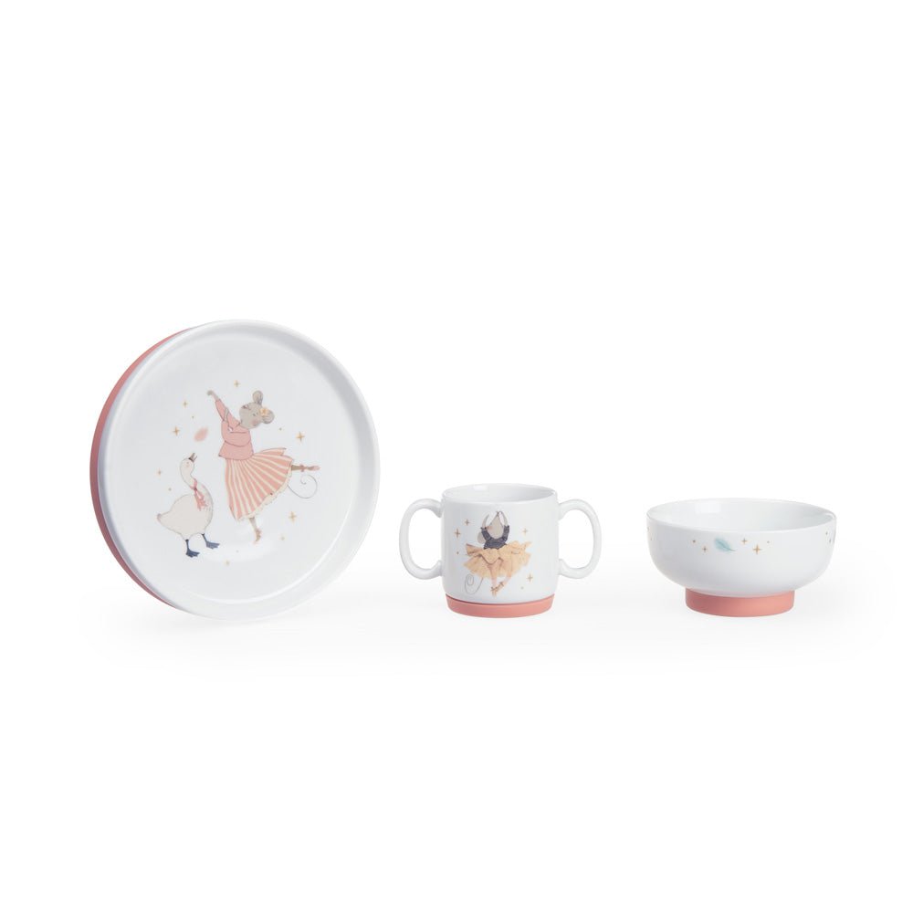 Produse masa copilului - Set veselă din porțelan - La petite école de danse, 3+ ani | Moulin Roty - 3