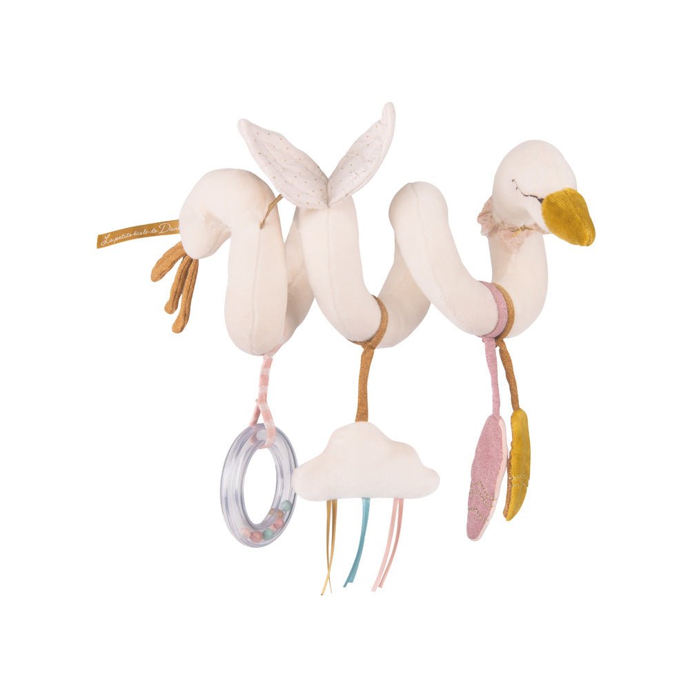 Jucării senzoriale - Spirală de activități – Lebădă, La petite école de danse, 0+ ani | Moulin Roty - 1