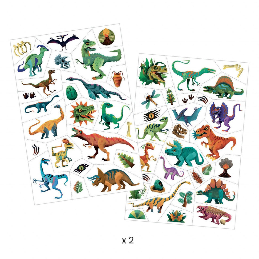  - Tatuaje temporare Dinozauri | Djeco - 2