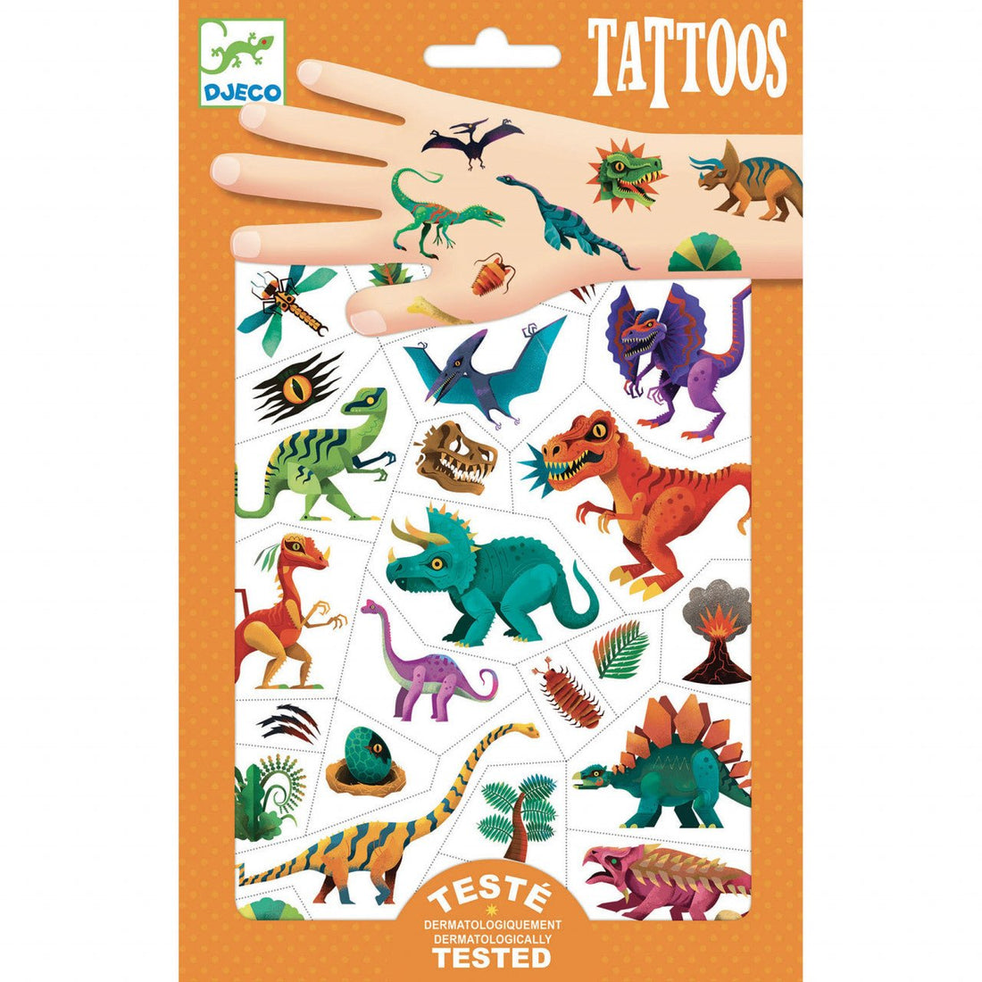  - Tatuaje temporare Dinozauri | Djeco - 1