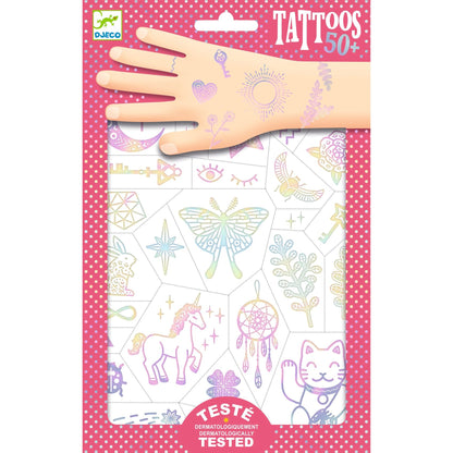  - Tatuaje temporare metalice Simboluri norocoase | Djeco - 1