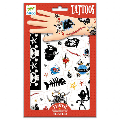 - Tatuaje temporare Pirati | Djeco - 1