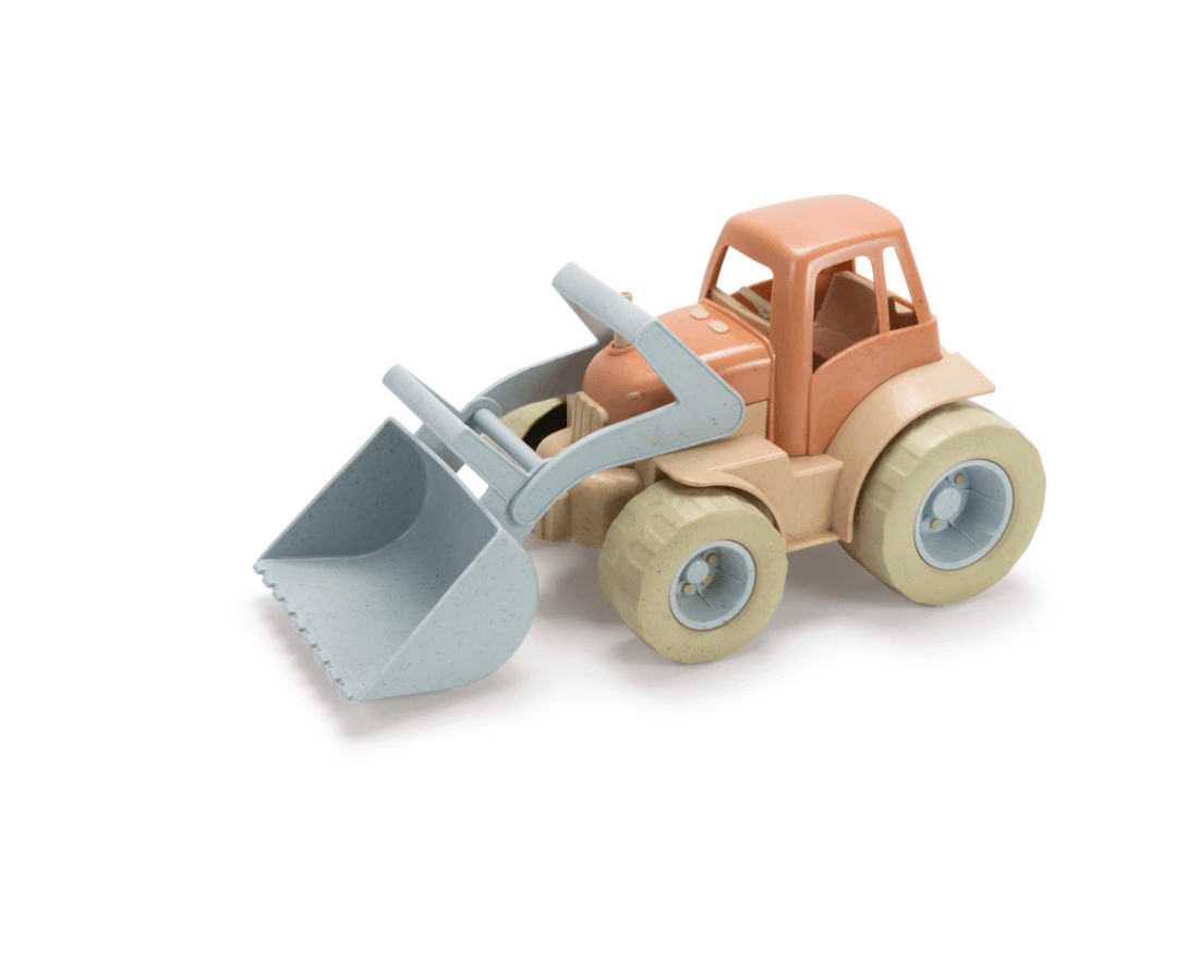 Vehicule de jucărie - Tractor cu încărcător frontal pentru copii, din BIOplastic, 2+ ani | Dantoy - 1