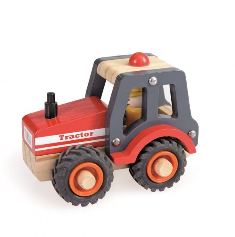 Vehicule - Tractor din lemn pentru copii | Egmont Toys