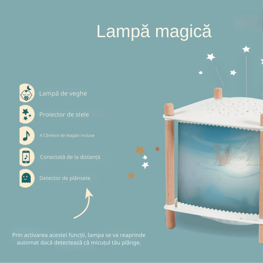 Camera copilului - Veioză magică Revolution 2.0 - Voyage D&